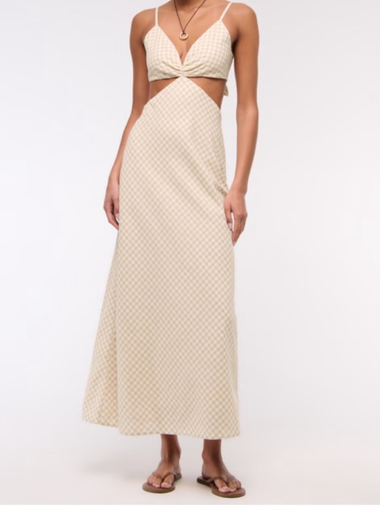 Abercrombie & Fitch Dresses & Skirts - A&F Julia Slip Cutout Maxi Dress